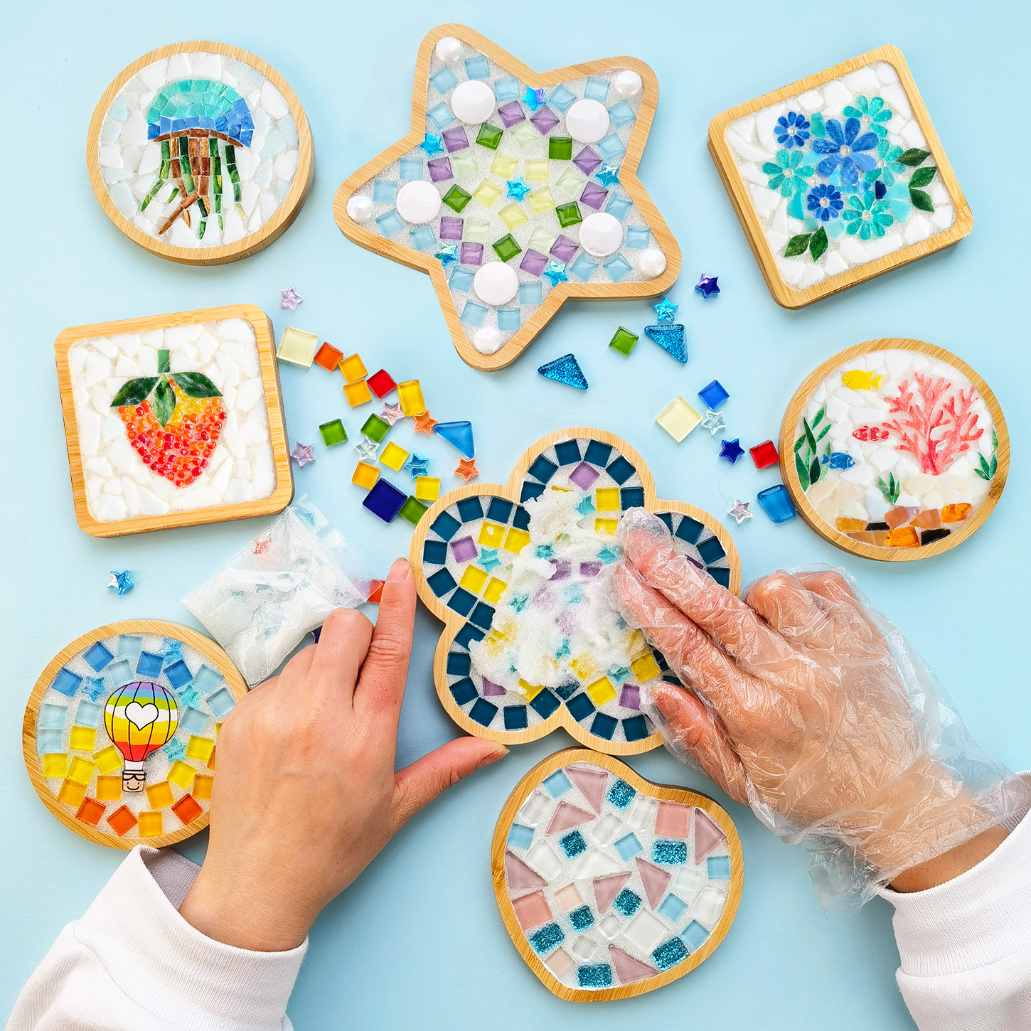 DIY Handmade Coaster Kit Creative Stationery Materials