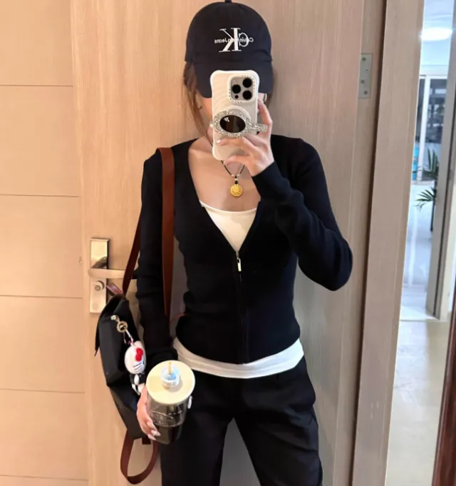 Women's Long Sleeve Korean Style Sense Of Design Versatile Bottoming Top - Shop at LoveMi