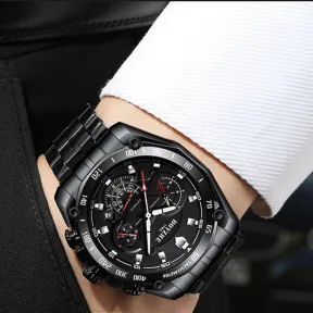 Close up of the watch dial