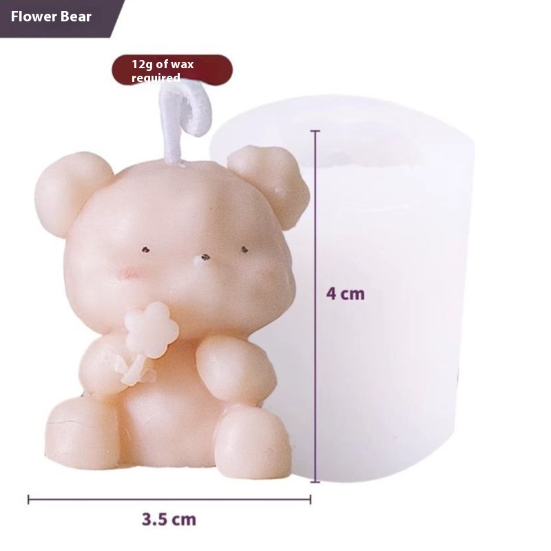 Flower Bear Mold