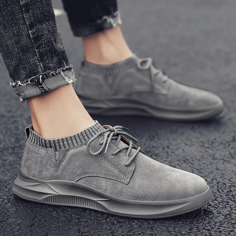 Title 12, Scarpe casual da uomo in pelle PU Comode ed ele...