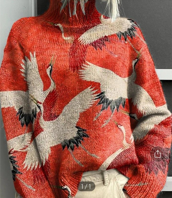 Women's 3D Digital Printing Fresh Cloak Coat Sweater Pullover 9Color Xl - Shop at LoveMi