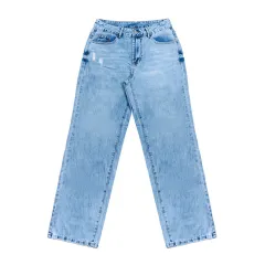 Simple And Stylish Casual Trousers Street Skinny Jeans - Blue - View 1