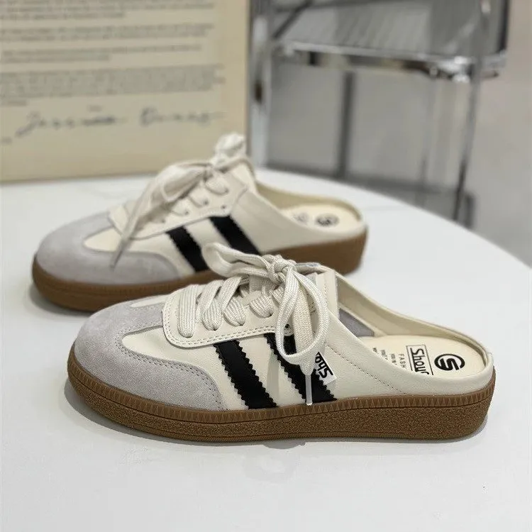 Summer Half Slippers Women's Outdoor Casual Sneaker - Black