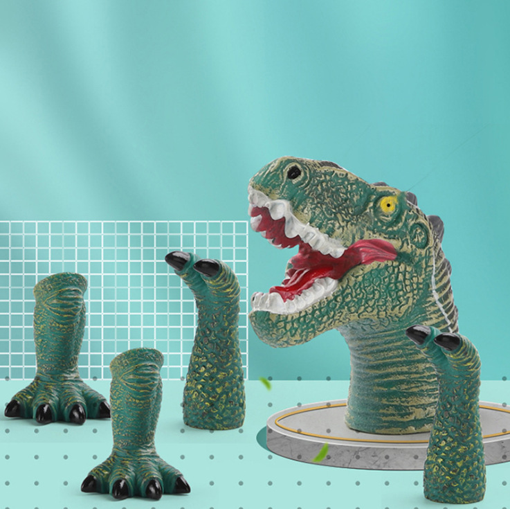 兒童ren's Early Edu貓ion Finger Puppets Dinosaur Toys
