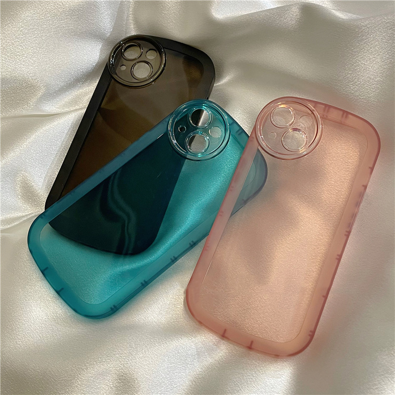 Title 2, Simple Solid Color Transparent Mobile Phone Cas...