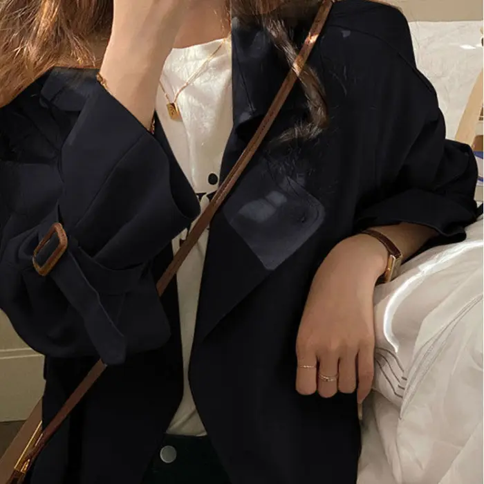 Trench Coat Womens New Autumn Mid-Length Stylish