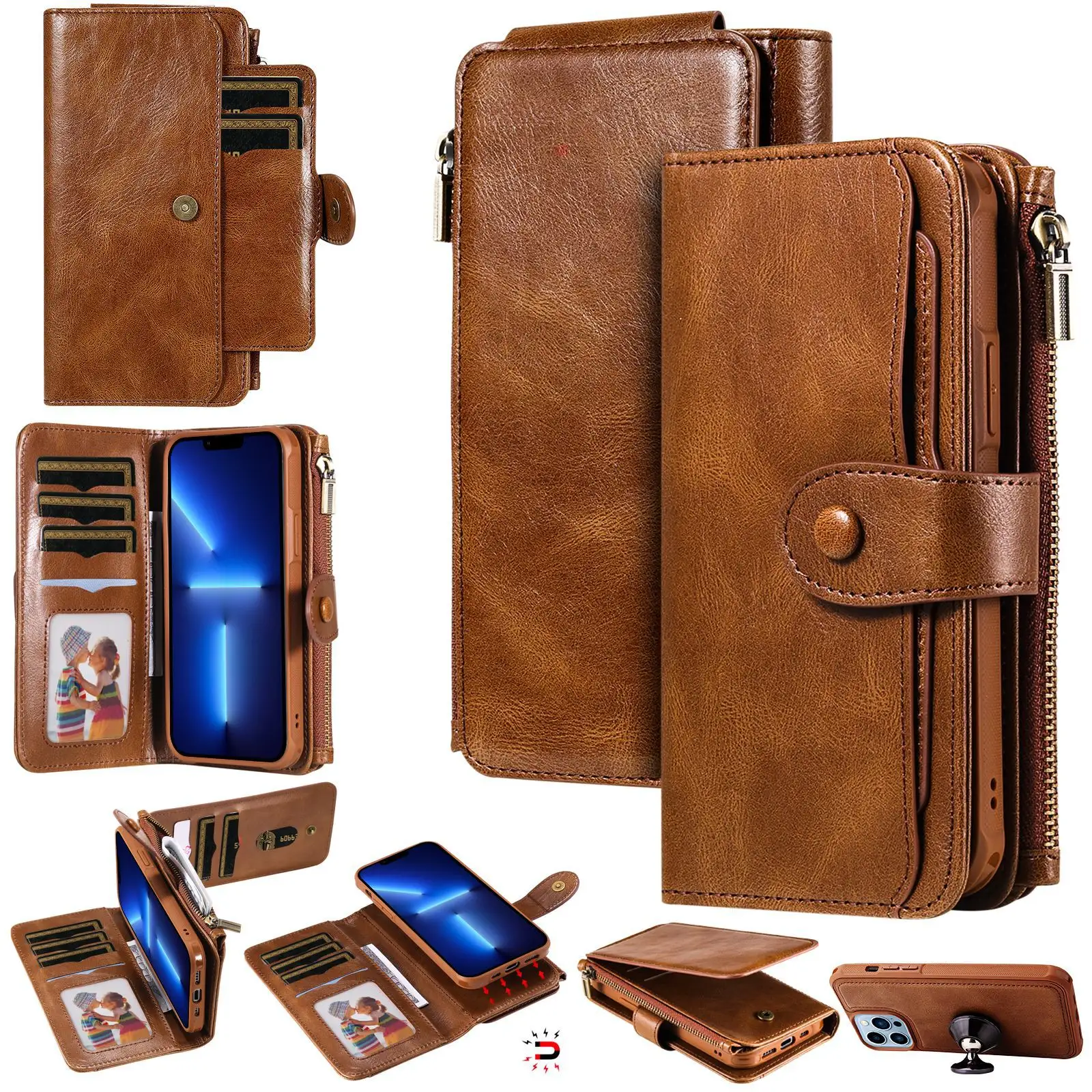 Applicable To 16 Mobile Phone Leather Case