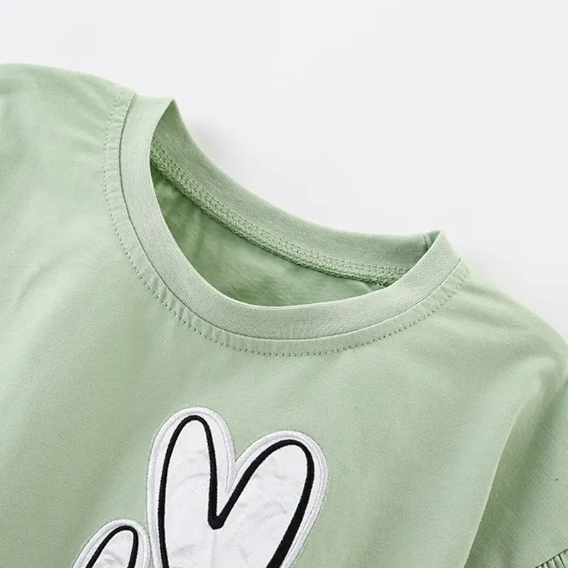 Breathable Round-neck Versatile Top For Girls