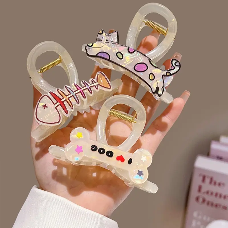 Cute Personality Puppy Updo Hair Claw Female