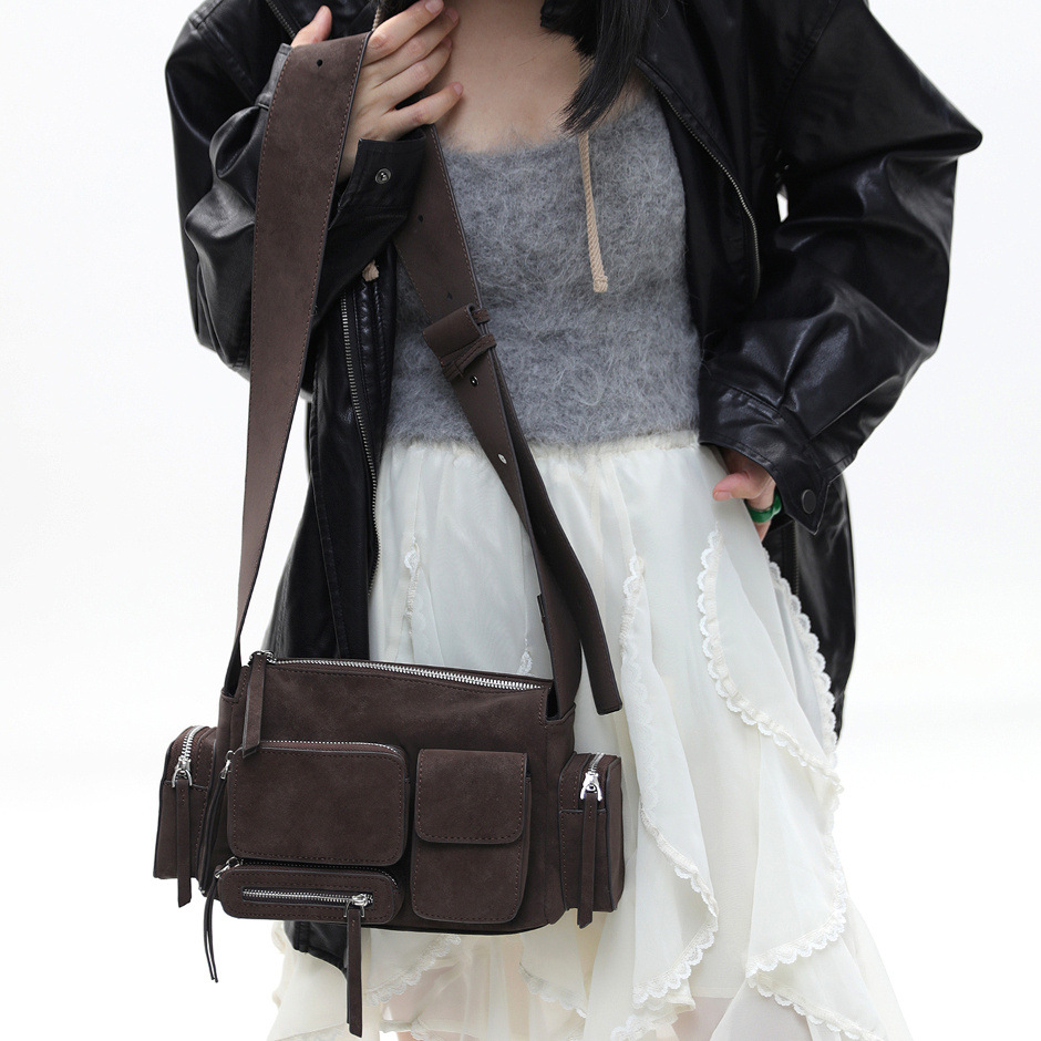 Women's Multi-Pocket Shoulder Crossbody Bag 16 22cda72f efa2 4591 acf0 f95bc22fad5f