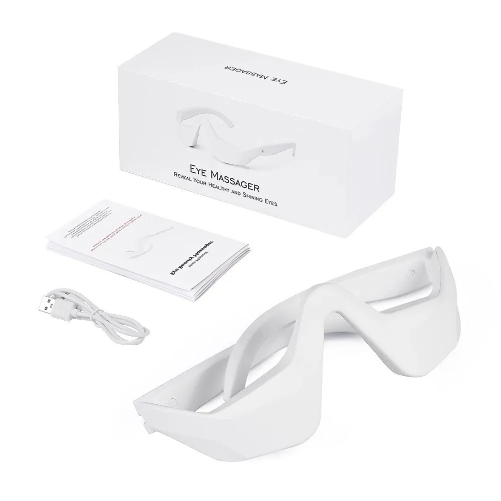 Wireless Red Light Hot Compress Eye Health Care Device - White Legs