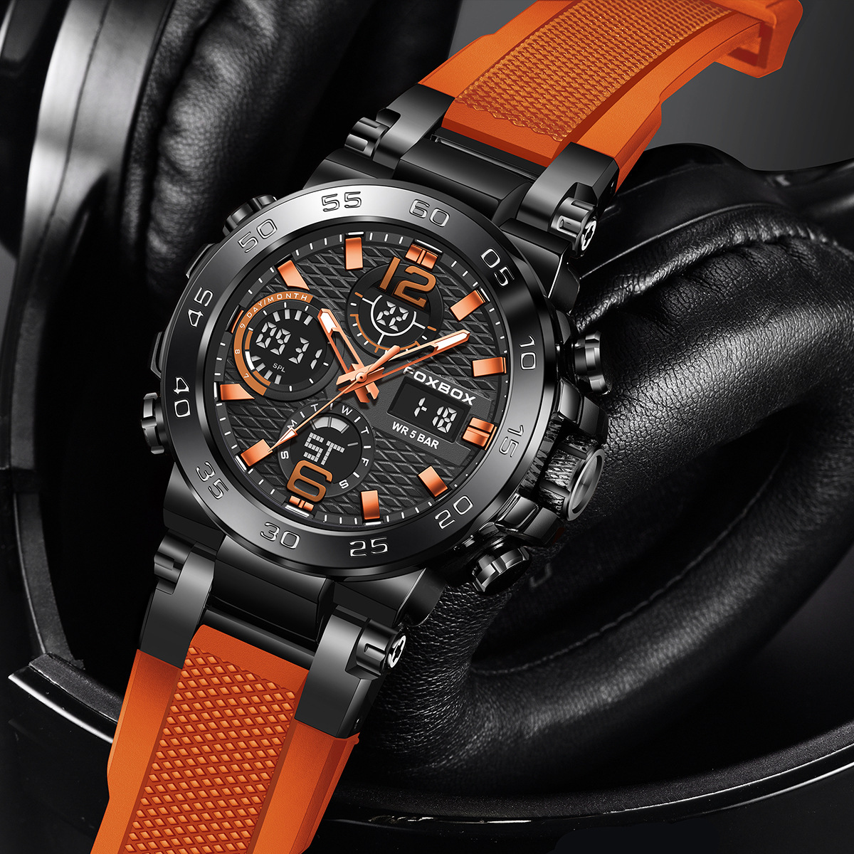 Multifunctional Stylish Sports Watch With Waterproof