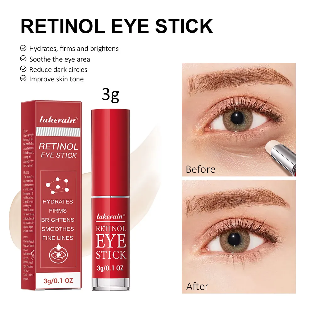 Eye Cream Stick Moisturizing Eye Skin Fading Wrinkle Fishtail Pattern Dark Circles - Retinol Eye Cream Stick Abroad
