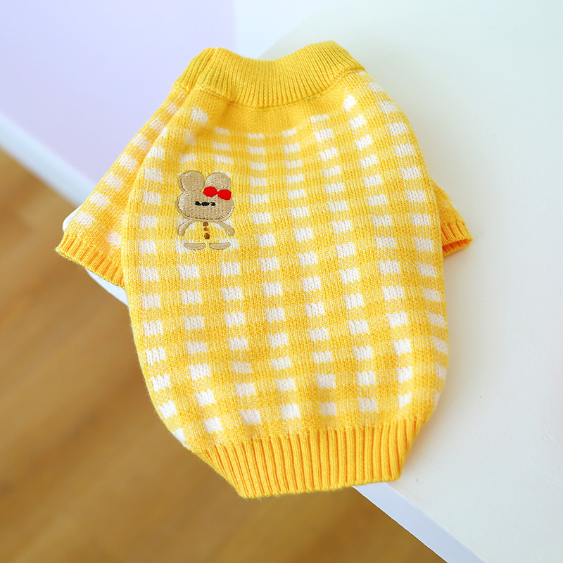 One-piece Star-patterned Sweater For Dogs And Cats In Fall And Winter