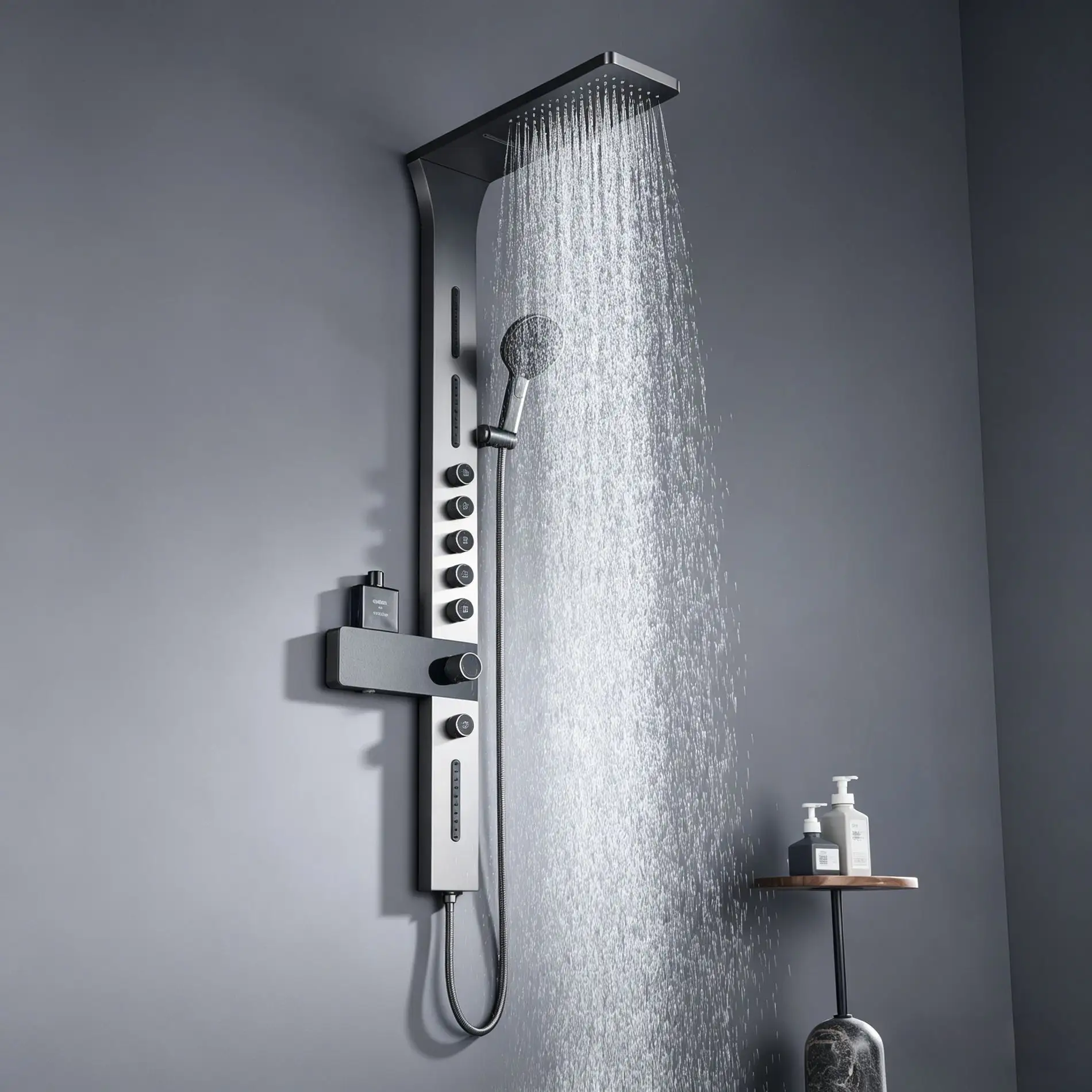 Copper Waterway Shower Screen Sprayer Bathroom Set