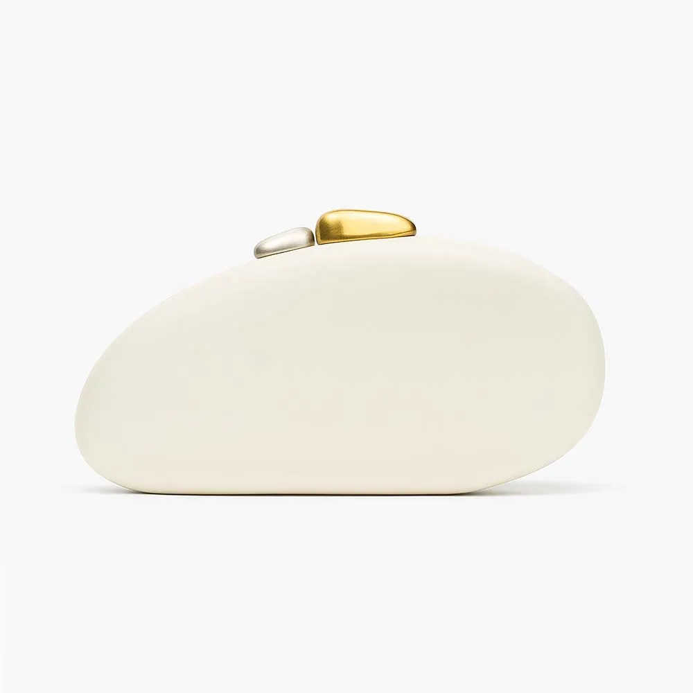 New Fashion Special-shaped Dinner Clutch - White
