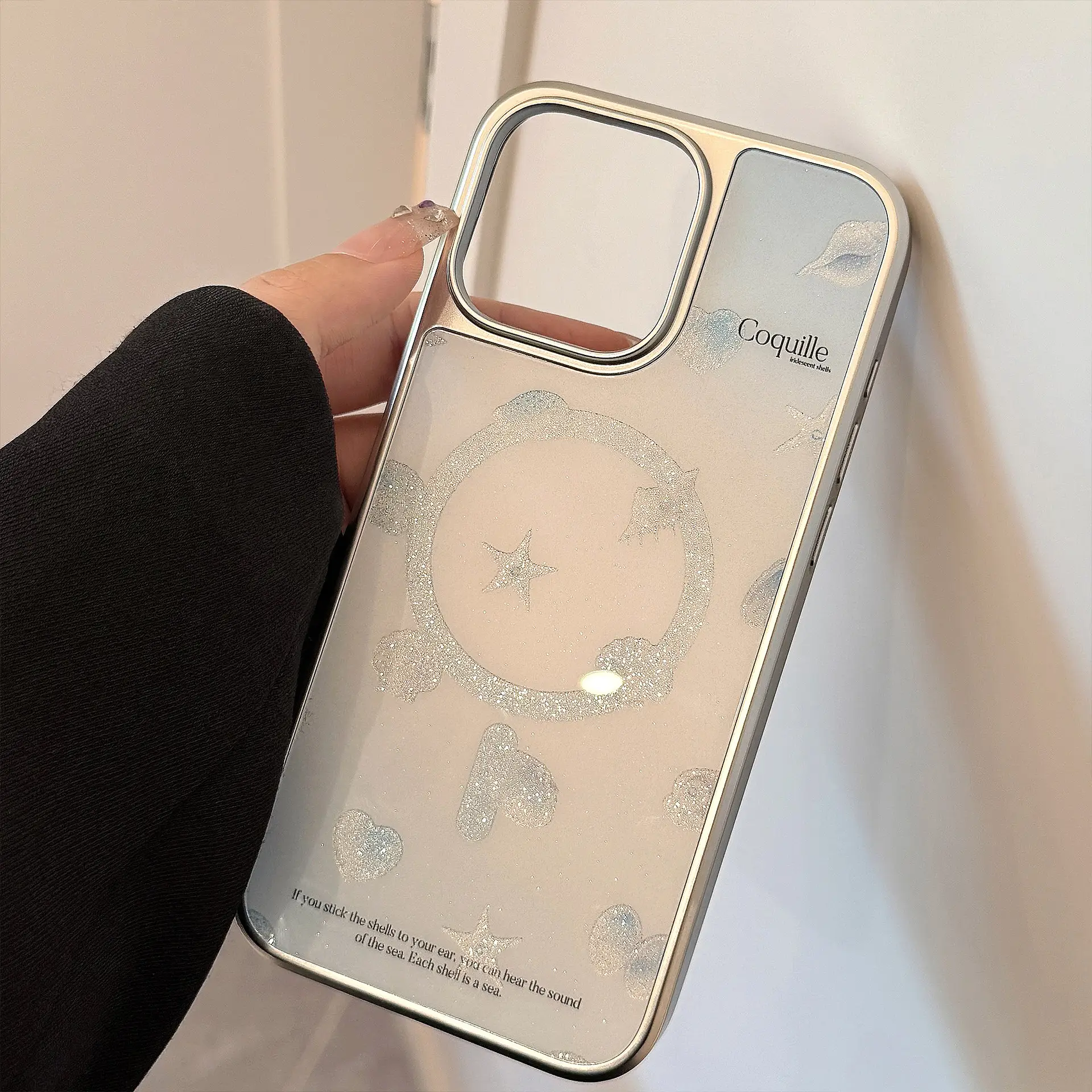 Deosa Marine Shell Magnetic Suction Bracket All-inclusive Phone Case