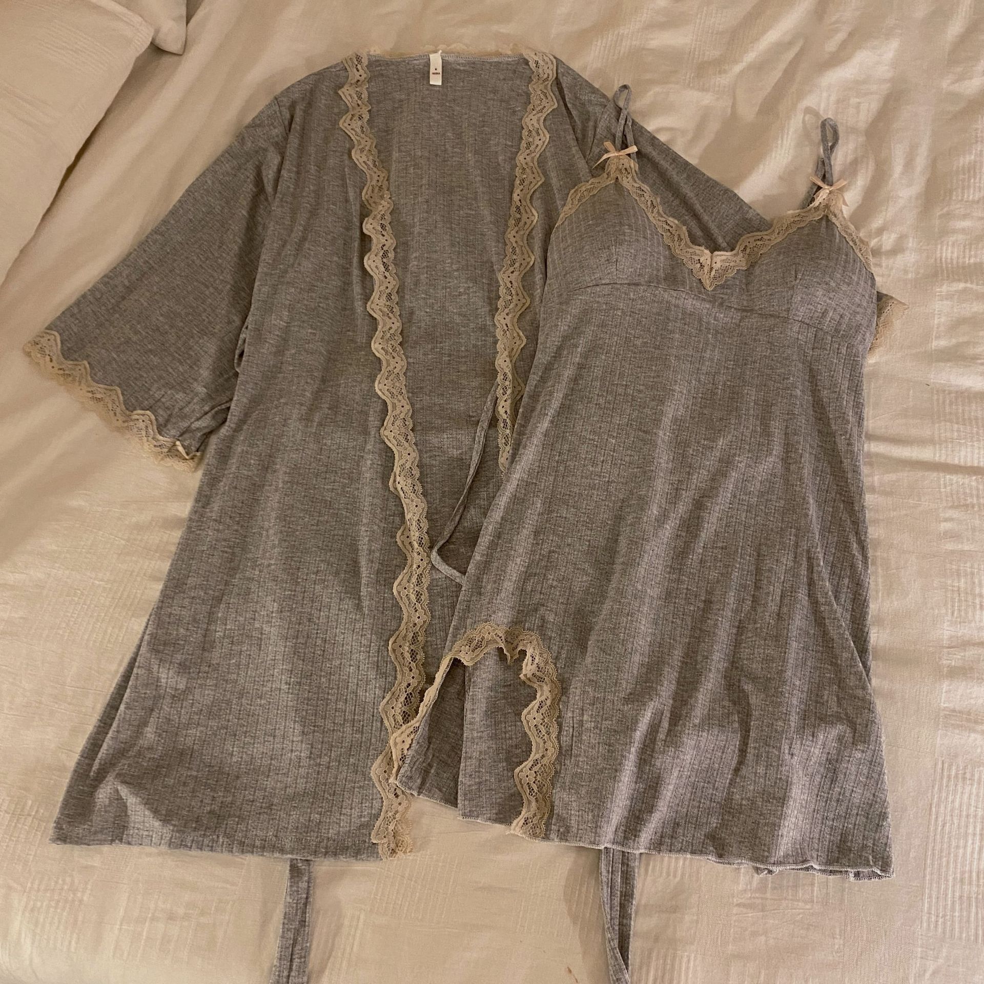 Women's Lace Versatile Modal Pajama Set - Image 4