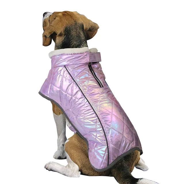 Pet Clothes Waterproof Velvet Warm Colorful Purple - Shop at LoveMi
