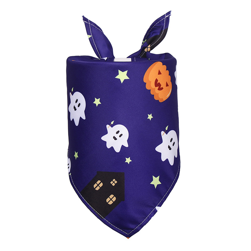 Title 4, Halloween Dog Saliva Towel Triangular Binder Pe...