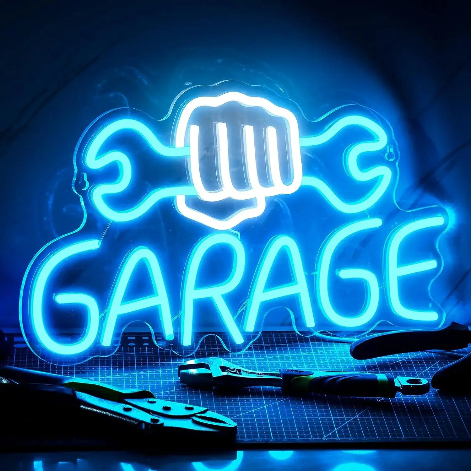 Engine Car Repair Personalized Picture LED