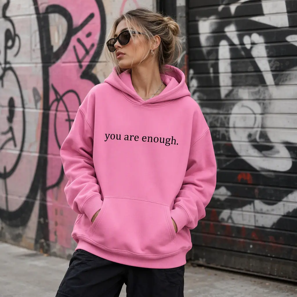 Loose-fitting Hooded Sweatshirt For Men And Women