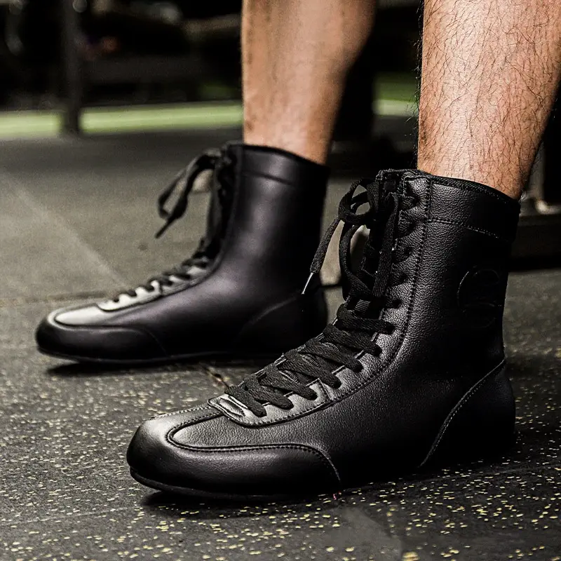 Professional Boxing Shoe Male Professional Wrestling Shoes Indoor Training