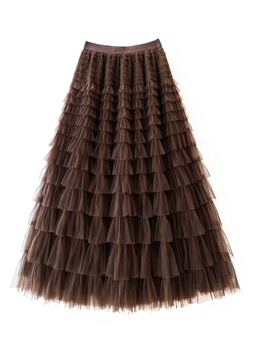 New Mesh Cake Skirt For Women Spring Style