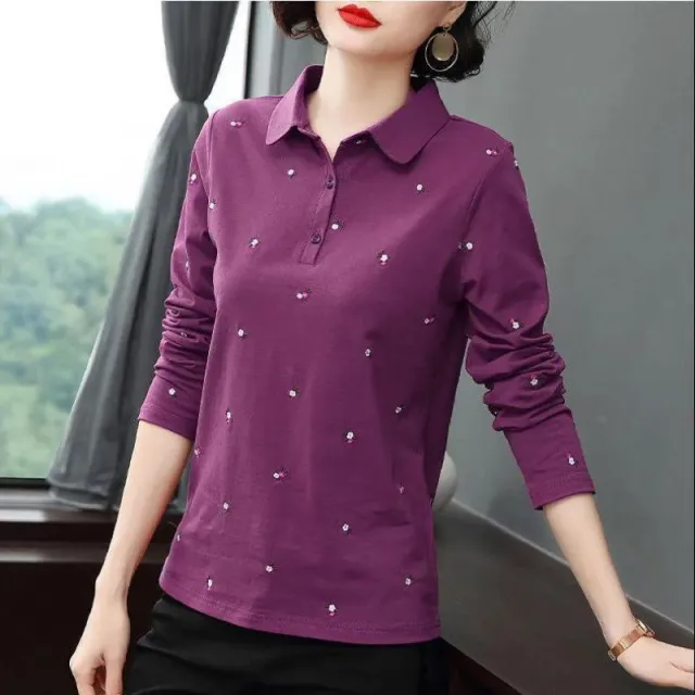 Women's Fashion Personality Polo Top Pink - Shop at LoveMi