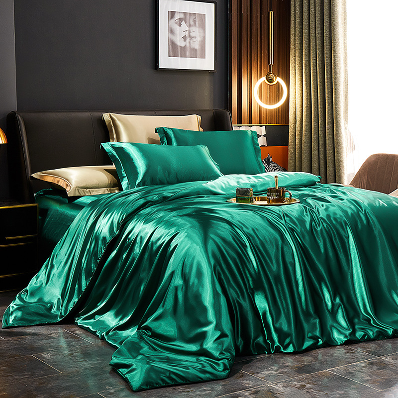 Silk Satin Duvet Cover Set, picture 3 of 12
