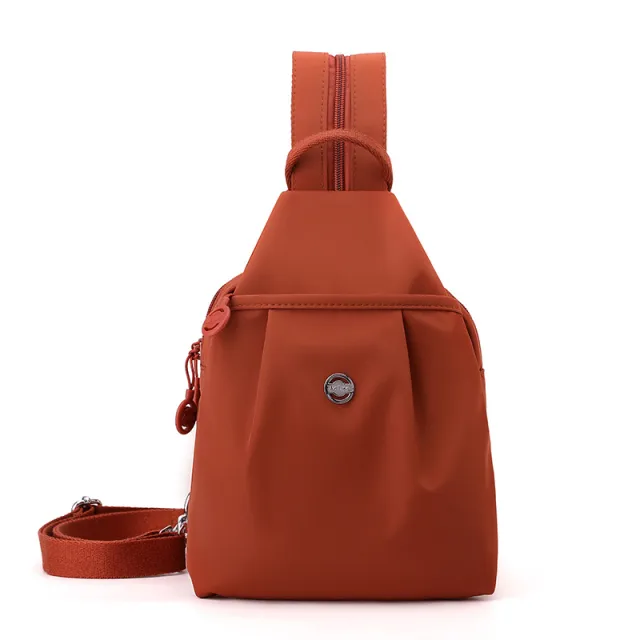 Mini Backpack All match Anti theft Women's Chest Bag Orange - Shop at LoveMi