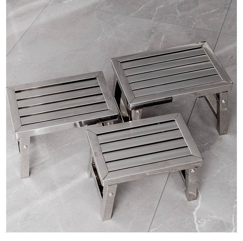 Title 11, Waterproof Thickened Stainless Steel Folding Bench