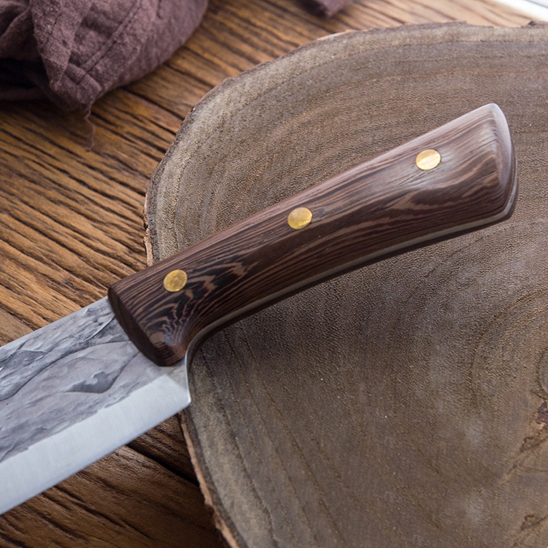 Forging Slaughter Peeling Meat Cutting Boning Knife Longquan Handmade Kitchen Knife