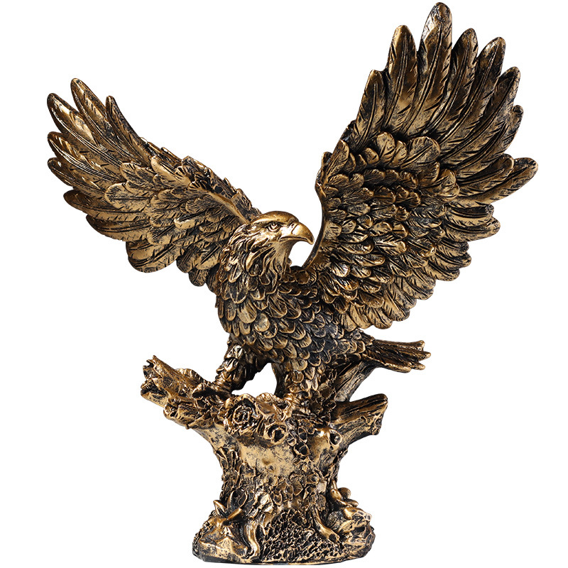 Eagle Figurine, Bronze Finish