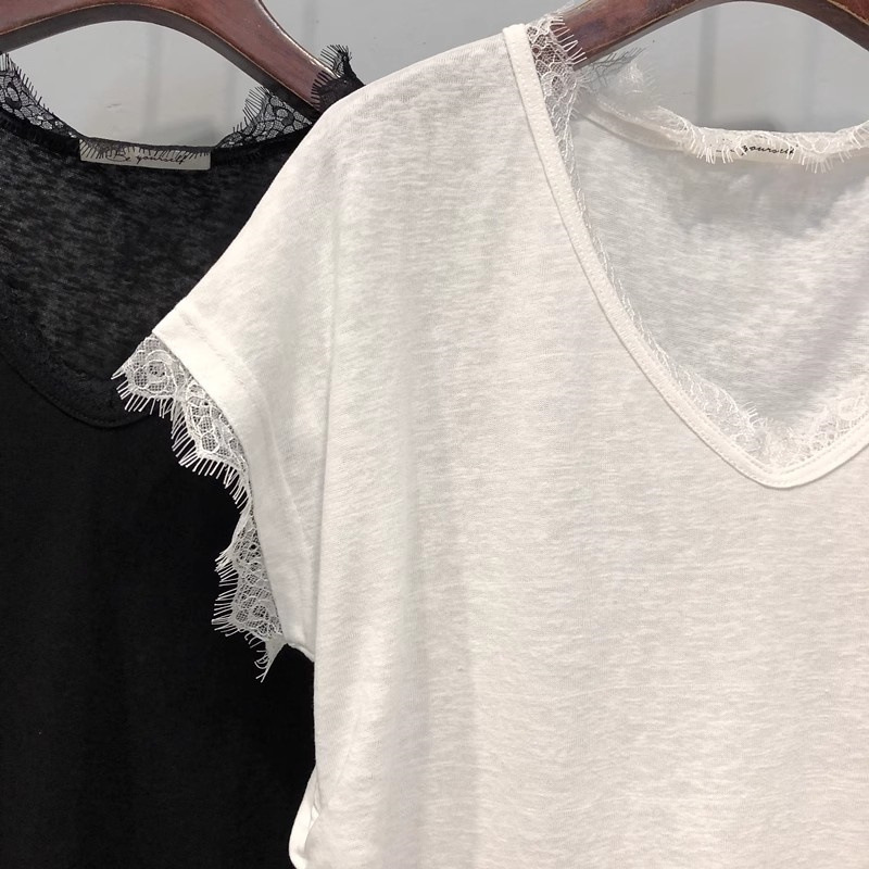 Summer Loose Slimming Korean-Style Base Shirt