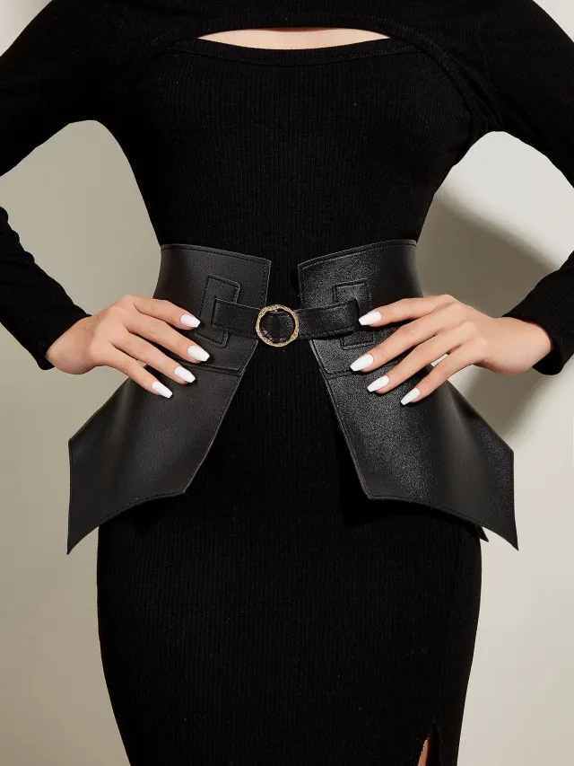 American Style Popular Girdle Waist Skirt Fashionable And Generous European And American Style Black - Shop at LoveMi
