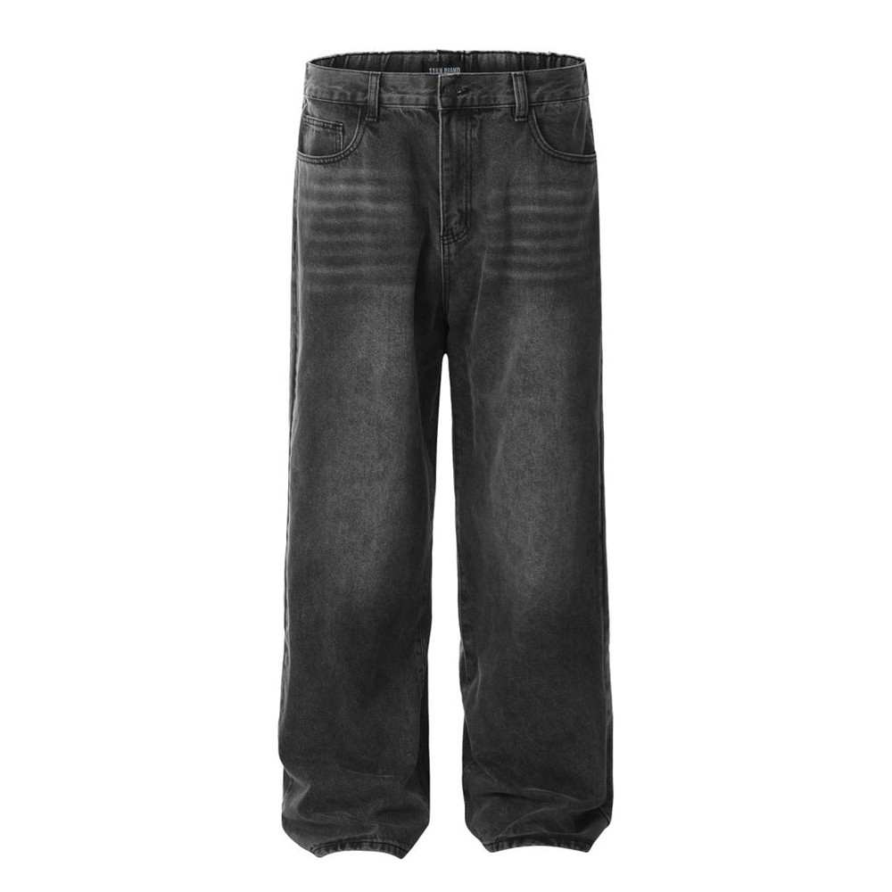 Fashion Wash Wide Leg Jeans For Men
