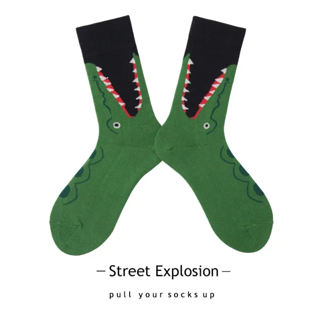 Socks Tube Socks Cartoon Athletic Socks Crocodile - Shop at LoveMi