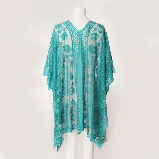 Pattern Ventilation High grade Sense Sun Protection Shirt Peacock Blue - Shop at LoveMi