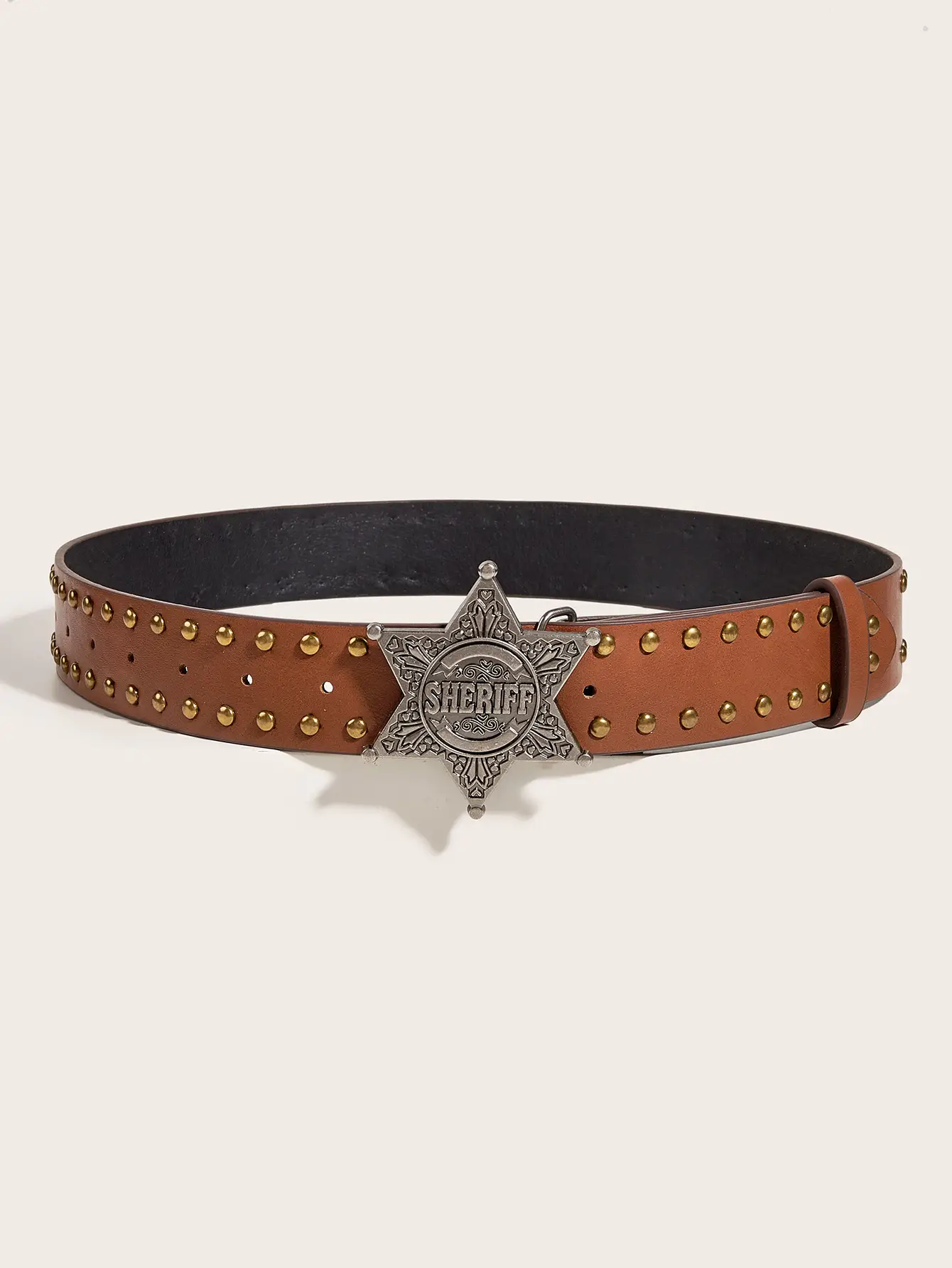Rivet Punk Wide Belt Jeans Universal