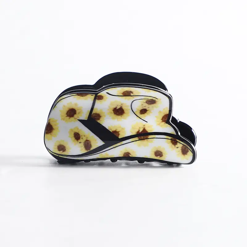 Retro Exotic Acrylic Barrettes