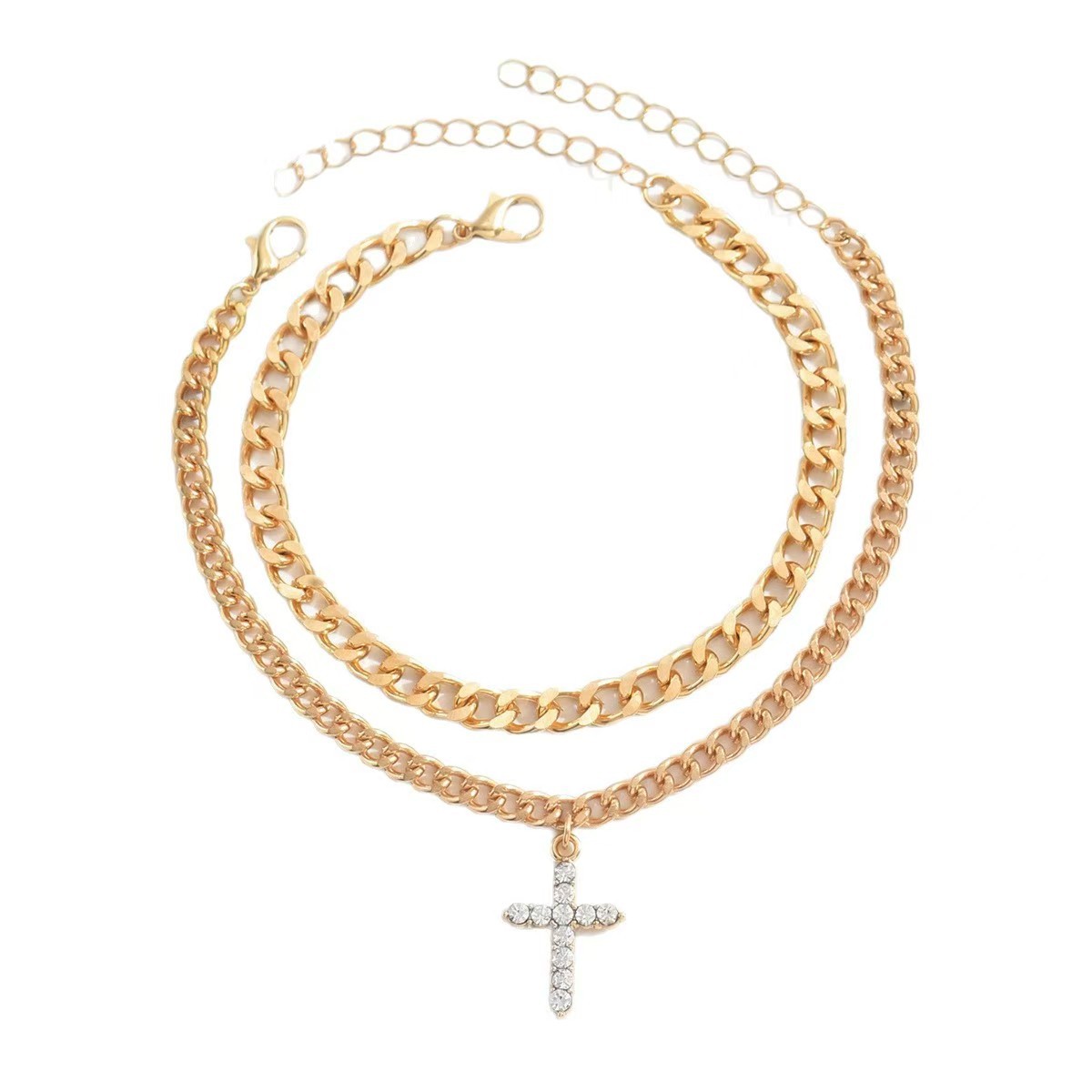 Womens Minimalist Cuban-link Bracelet