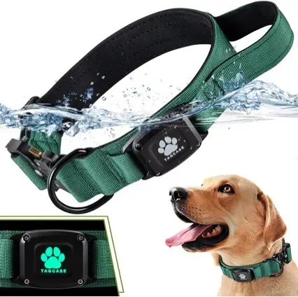 Adjustable Tactical Locator Collar For Large Dogs To Prevent Loss