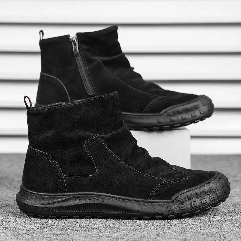 New Autumn Lightweight Casual Work Boots For Men