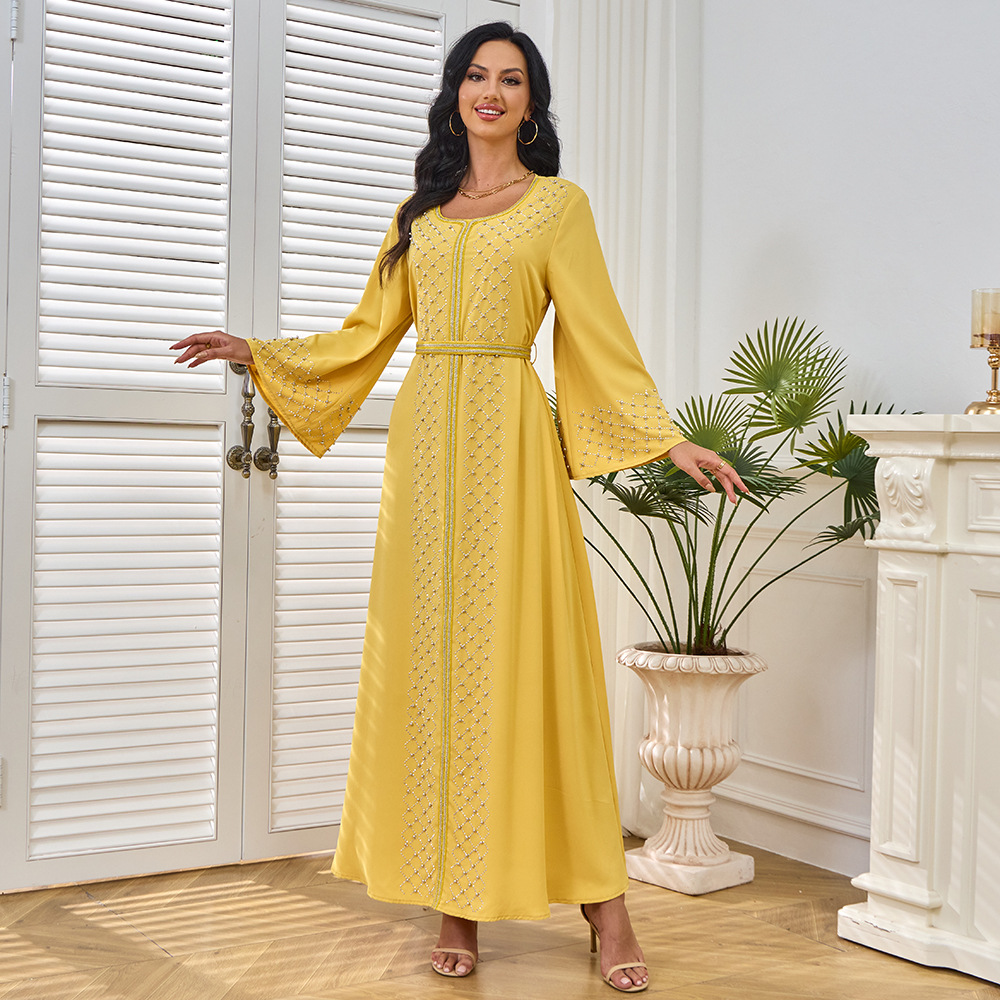 Women's Fashion Summer New Party Dress Yellow - Shop at LoveMi