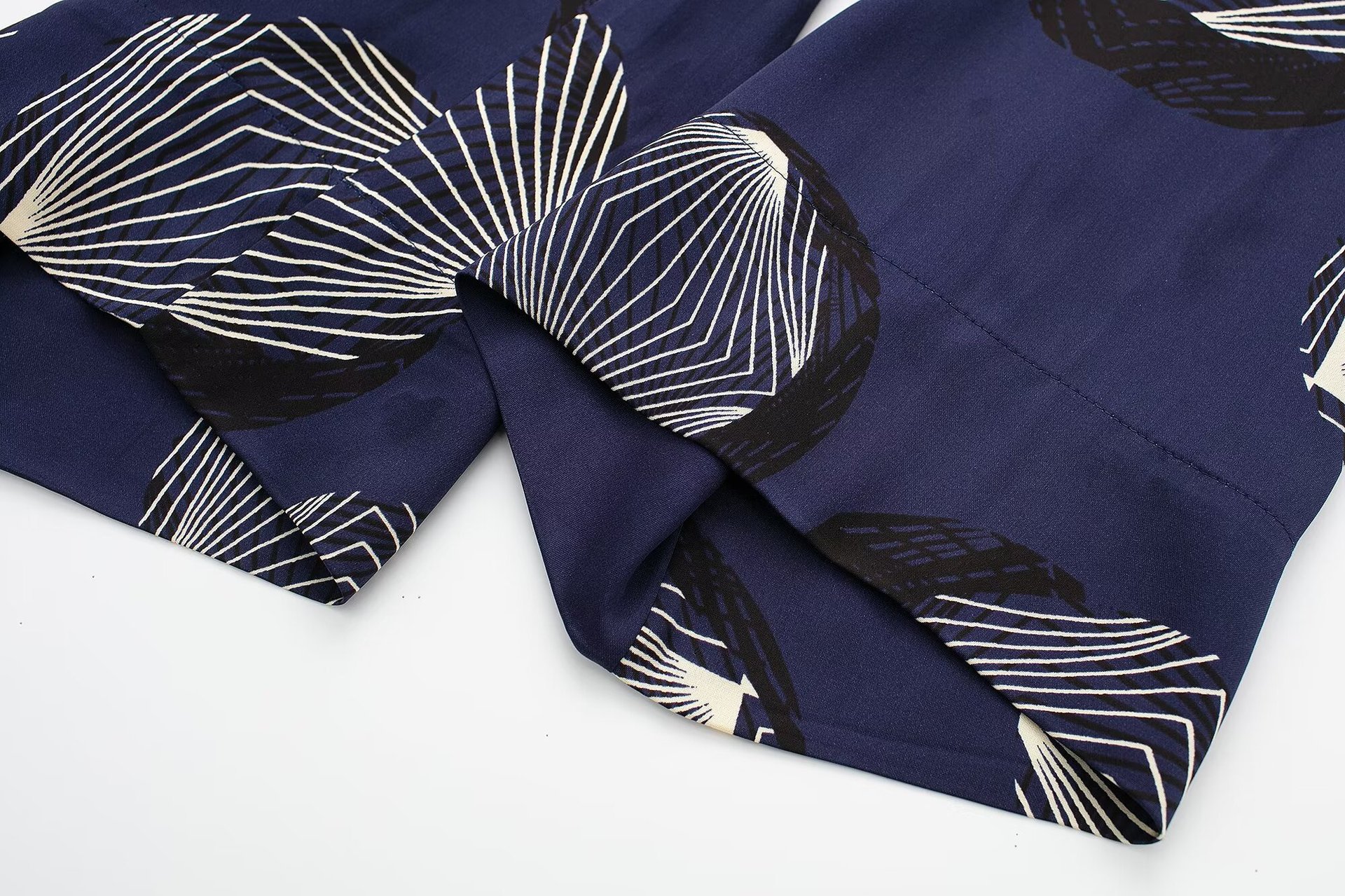 Women's Fashion Printed Shirt Casual Pants Suit