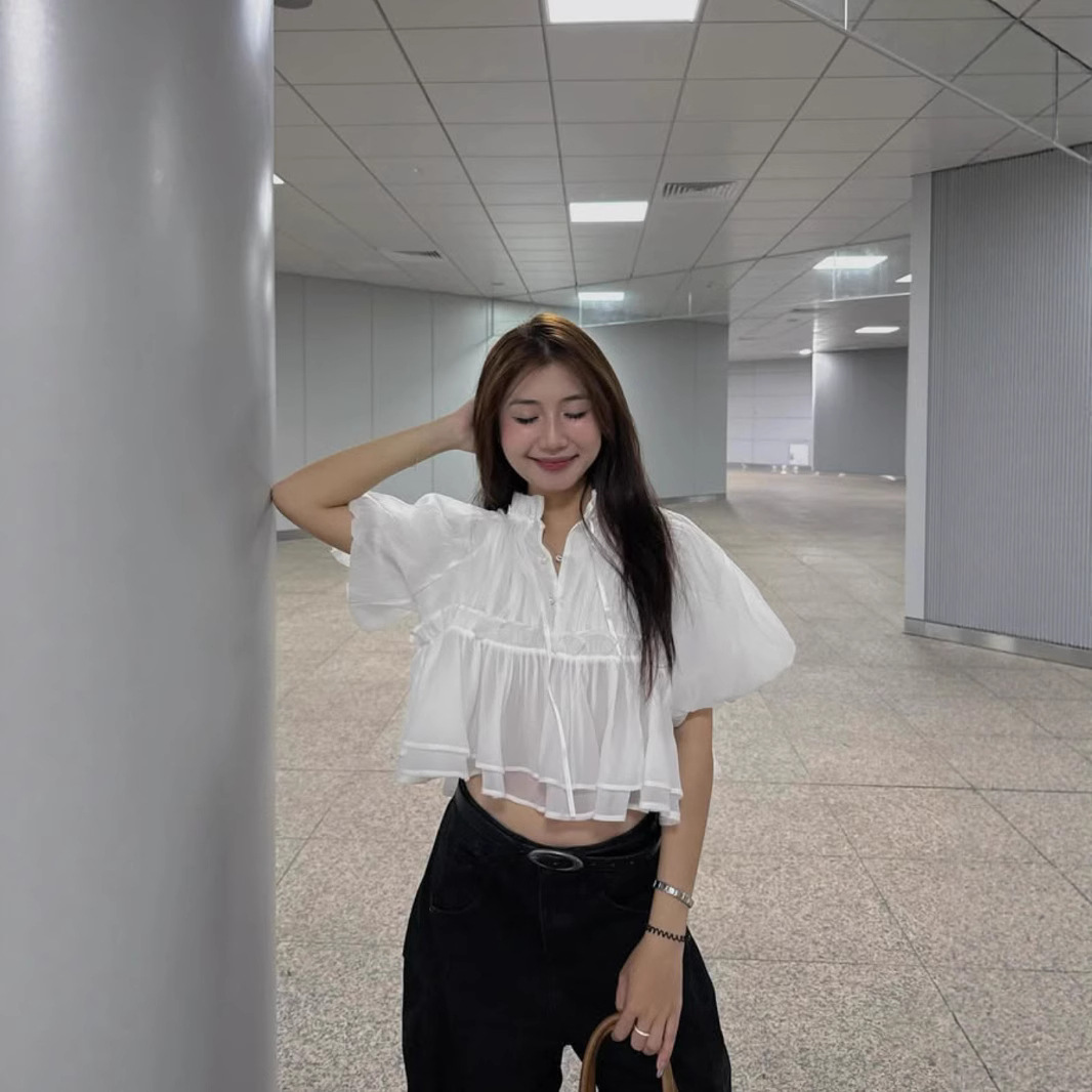 STAND UP COLLAR PUFF