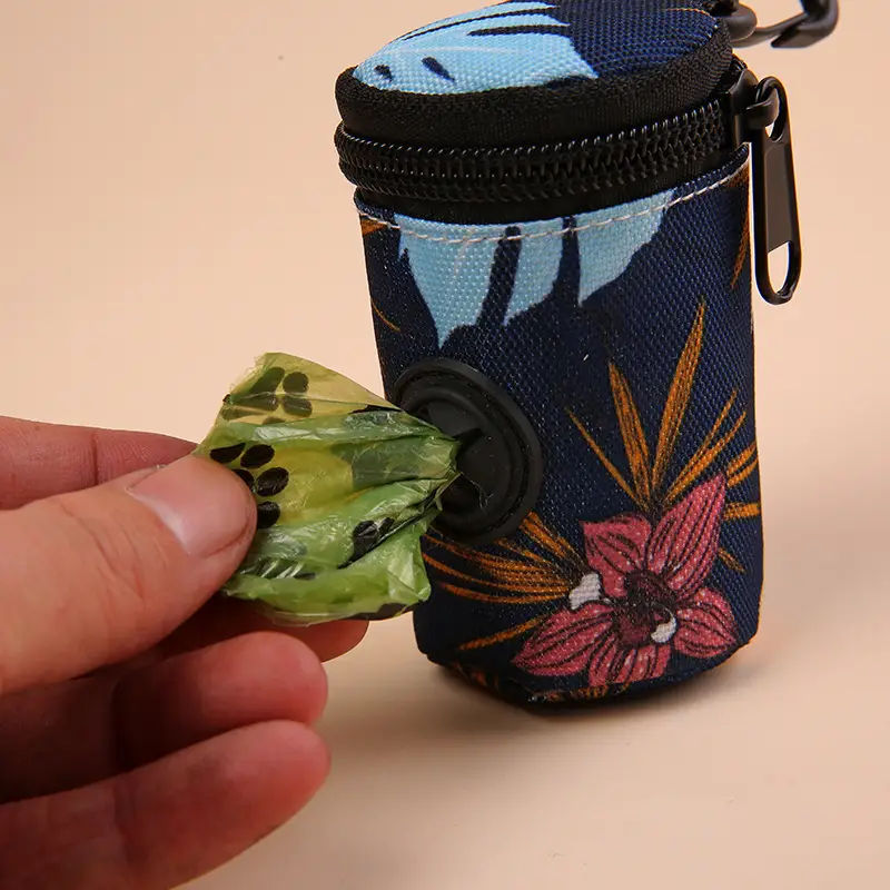 Outdoor Creative Printing Can Hang Doggie Bag