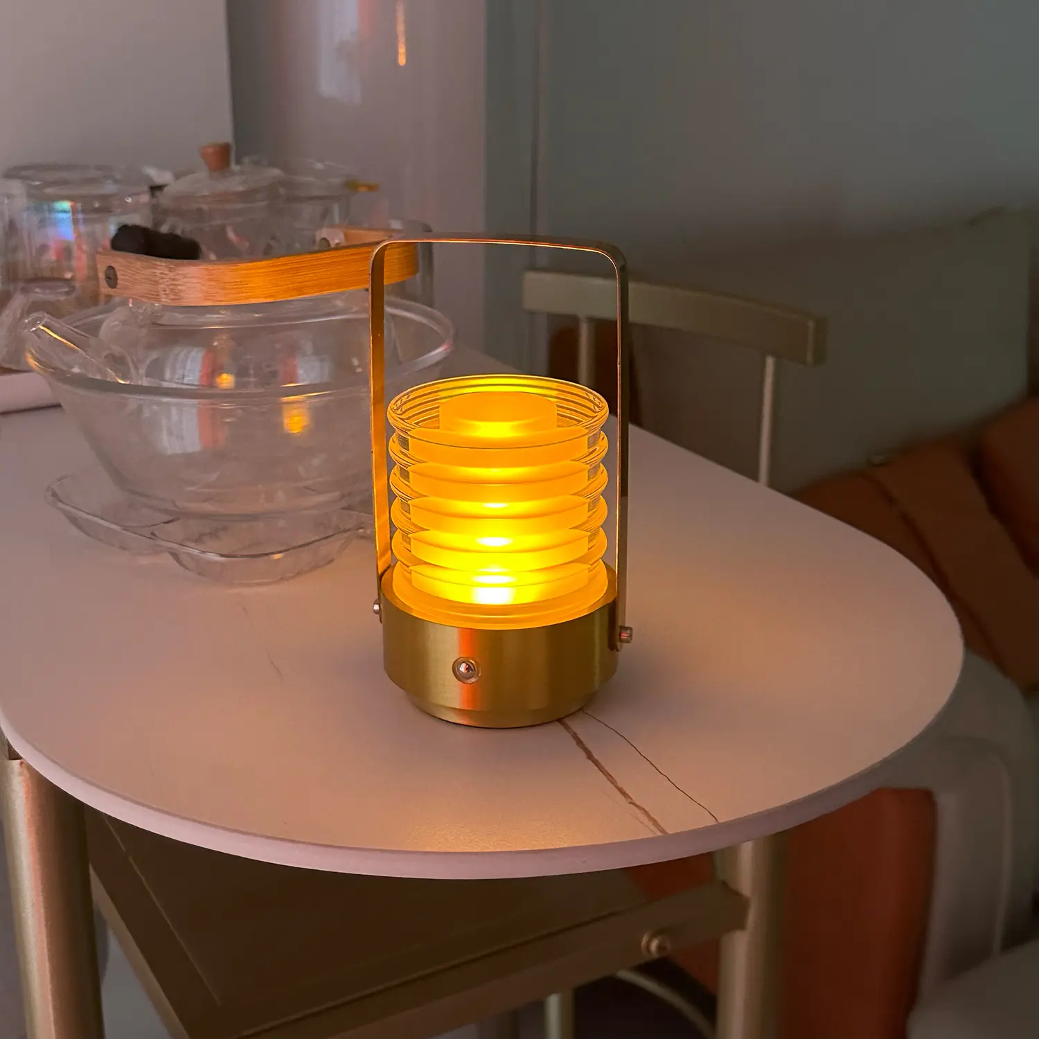 Simple Portable Table Lamp Bedroom LED Charging